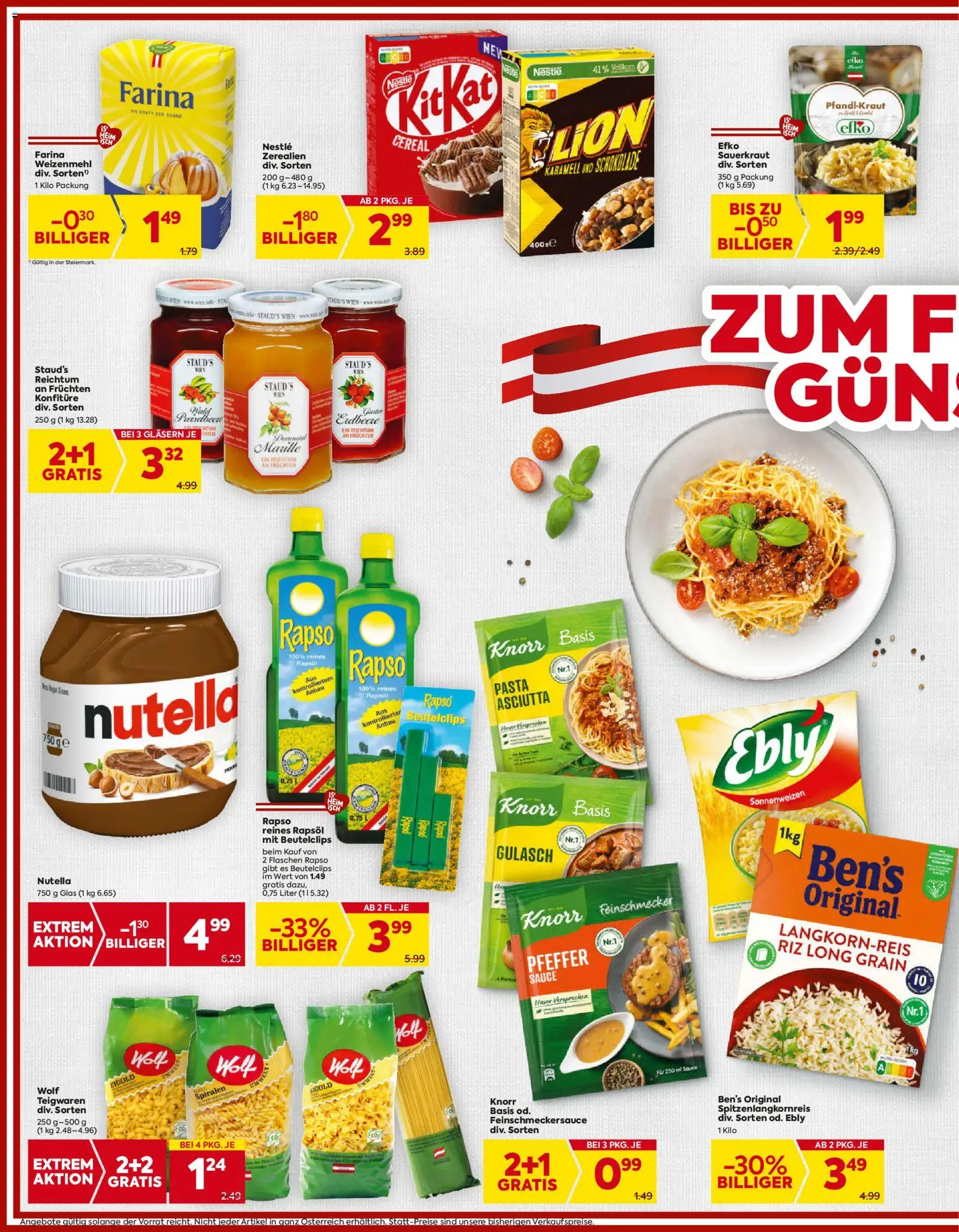 Billa Flugblatt - Steiermark  gültig ab 23.10.2025 | Seite: 12 | Produkte: Pasta, Pfeffer, Schokolade