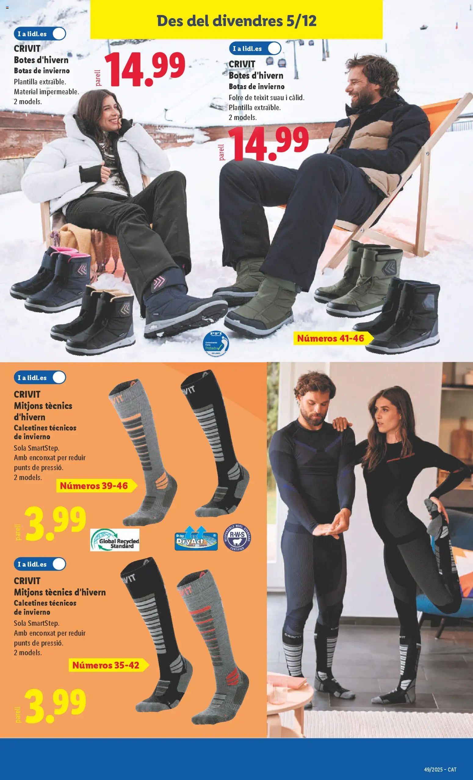 Lidl folleto de bazar │ válido desde el 01.12.2025 | Página: 31 | Productos: Botas