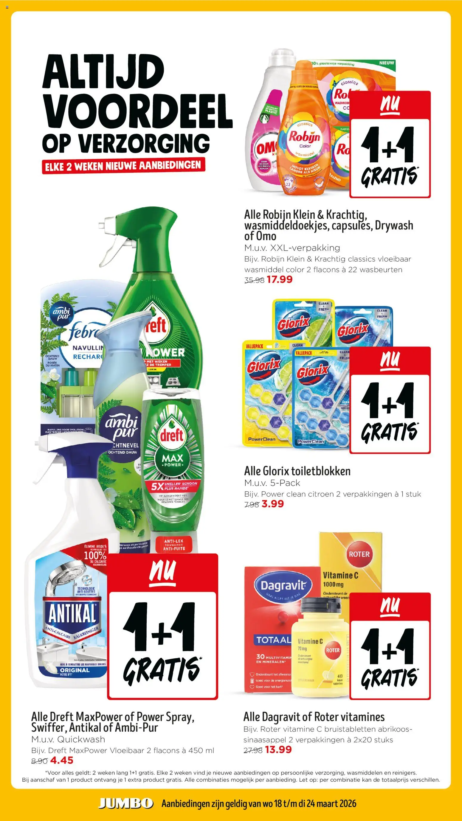 {H1} | Pagina: 27 | Producten: Wasmiddel, Robijn, Kan, Vitamine C