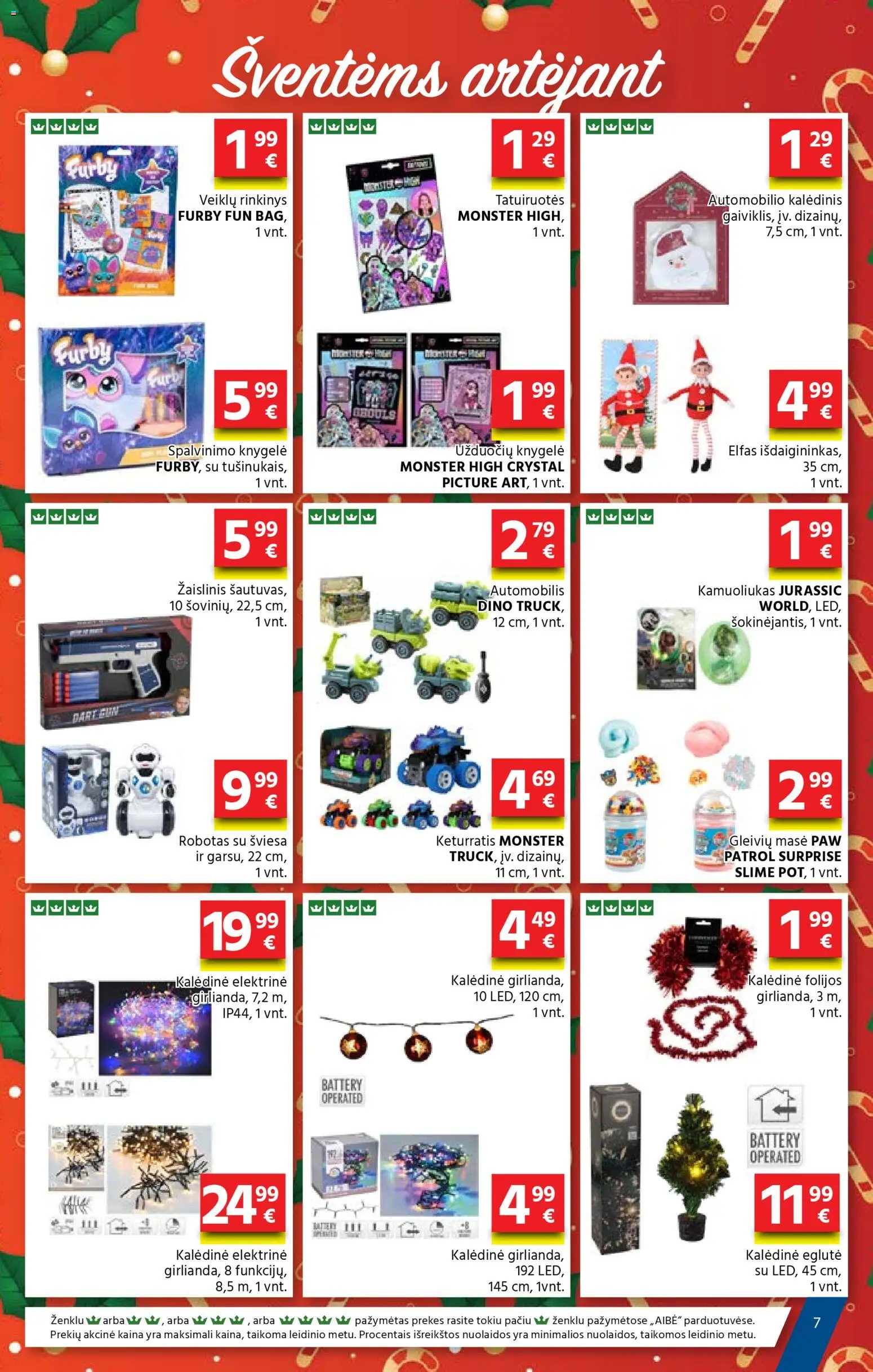 AIBE akcijos nuo 27.11.2025 | Puslapis: 7 | Prekių: Robotas