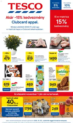 Tesco Hipermarket - Akciós újság  - amely érvényes a következő dátumtól: 30.10.2025
