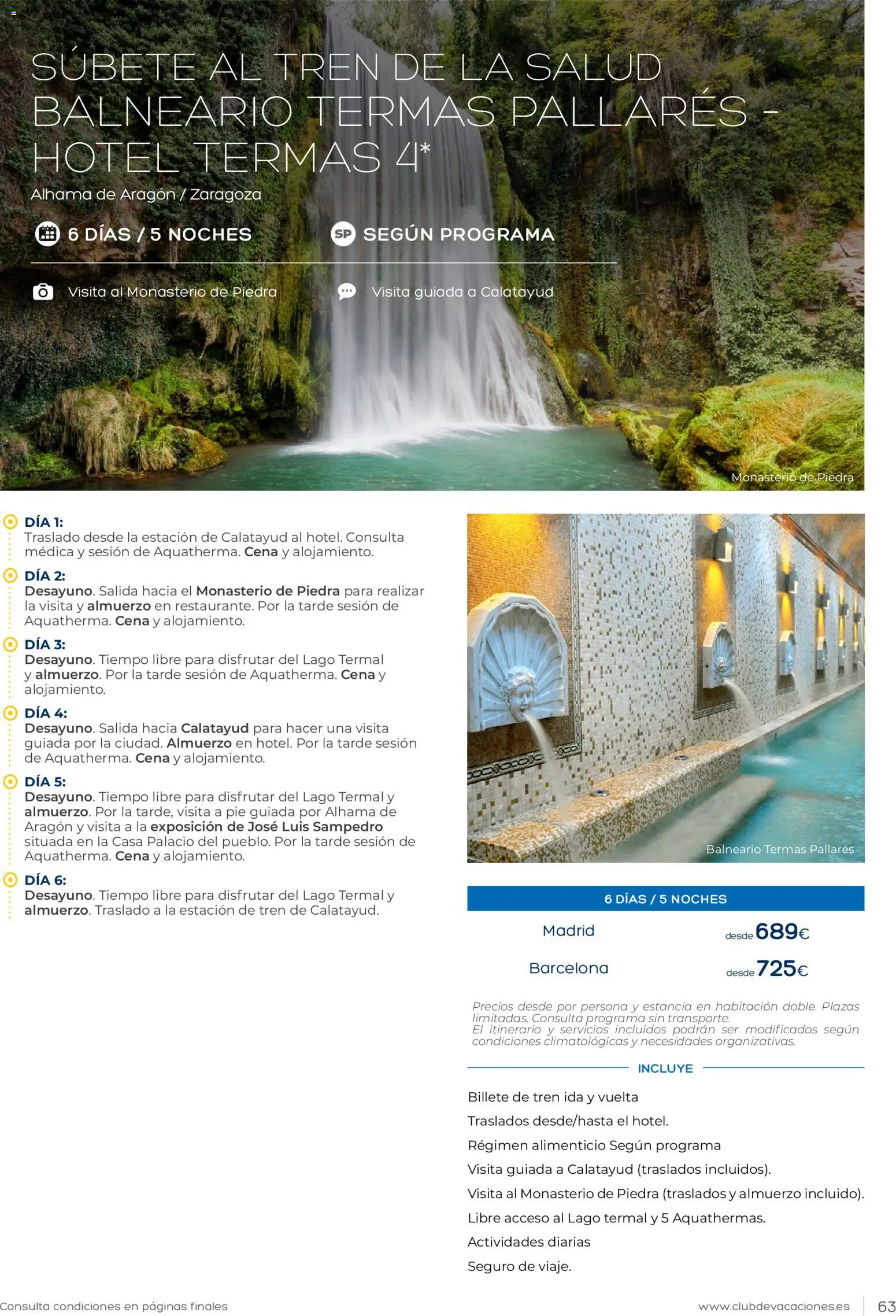 Viajes El Corte Inglés Club de Vacaciones │ válido desde el 01.02.2026 | Página: 63