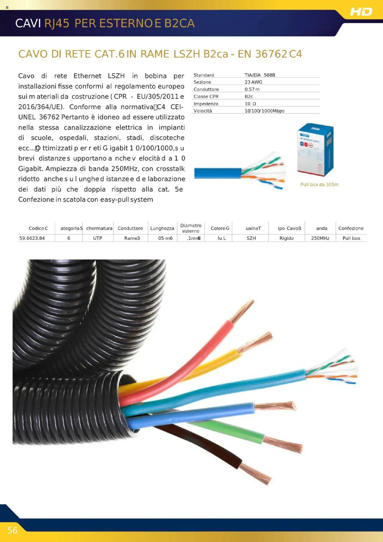 Volantino GBC del 16.10.2025 | Pagina: 56 | Prodotti: Cavo, Scatola