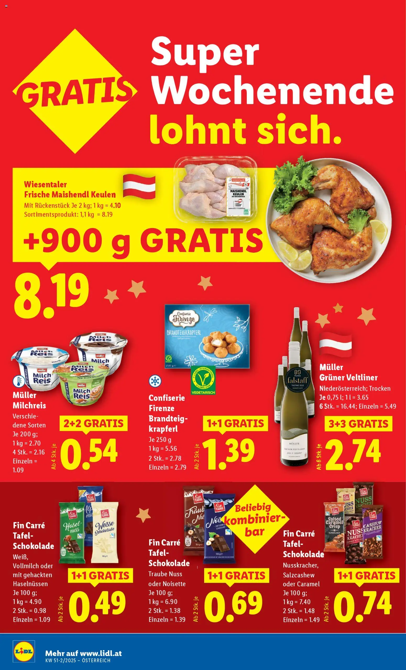 Lidl Flugblatt - Altenmarkt im Pongau, St. Johann im Pongau, Zell am See gültig ab 18.12.2025 | Seite: 14 | Produkte: Milch, Schokolade, Reis