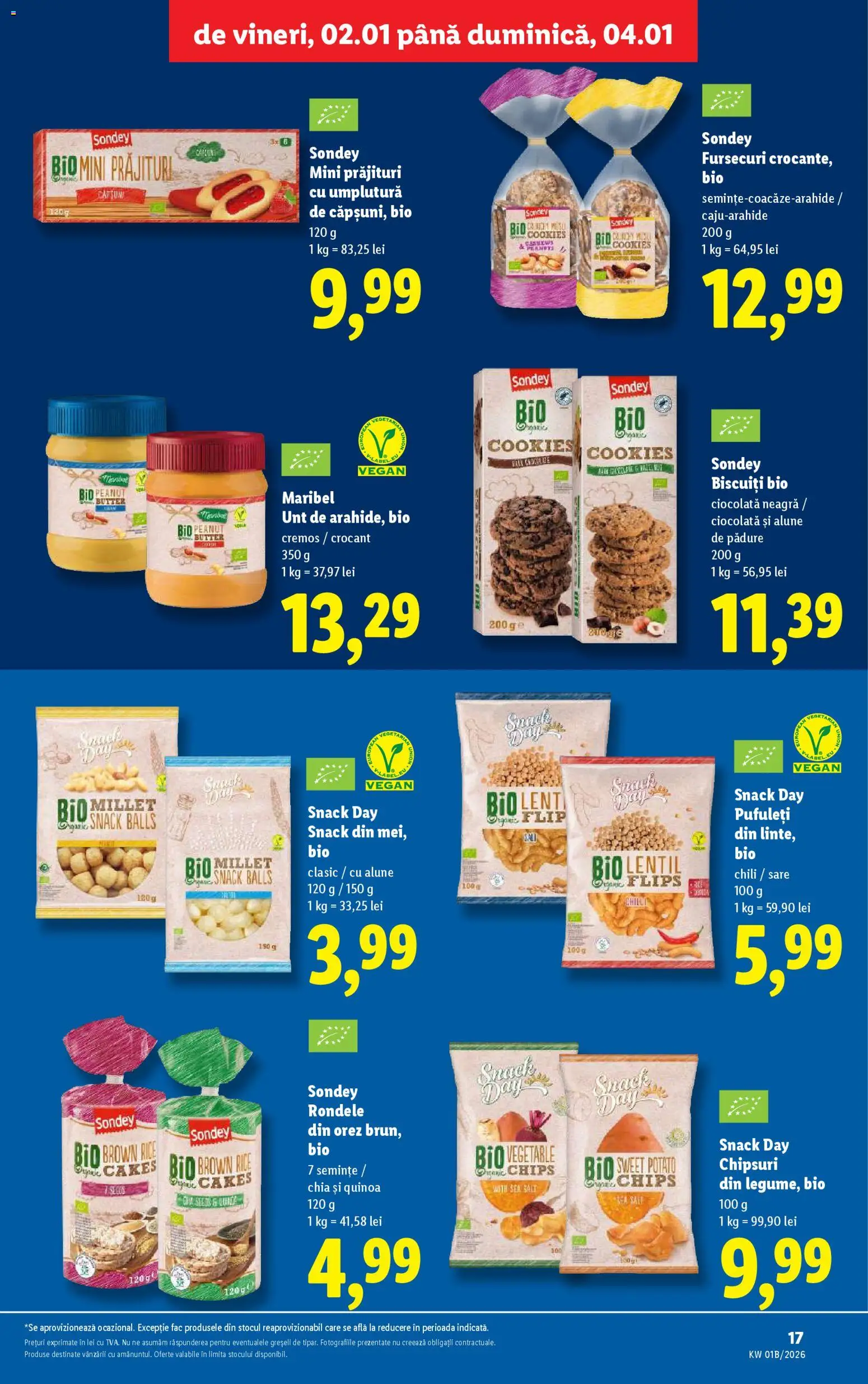 Noul catalog Lidl – valabil de la 02.01.2026 | Pagină: 17 | Produse: Şerit ödül, Semințe, Chipsuri, Sare