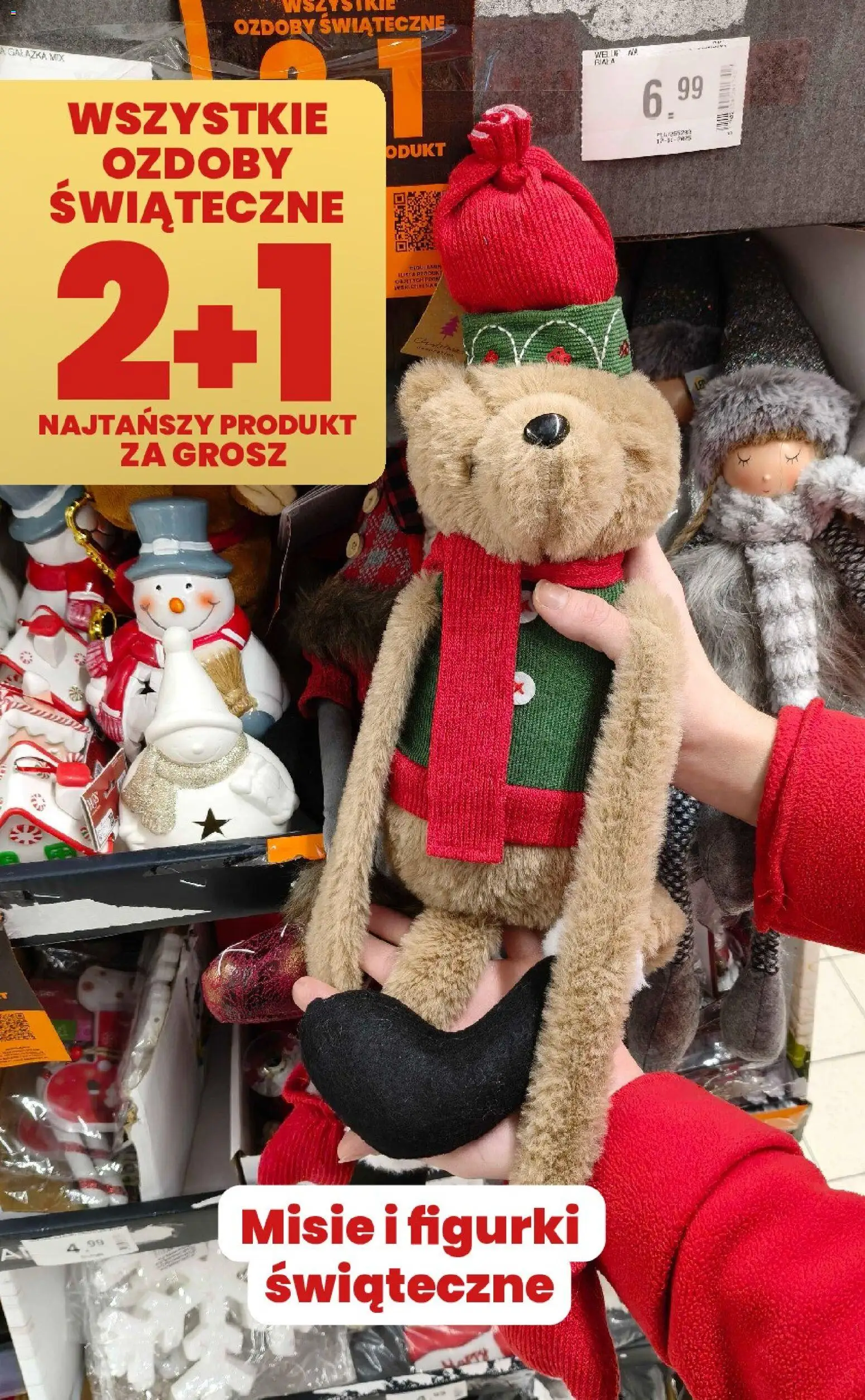 Twój Market Gazetka - Wszystkie ozdoby świąteczne 2+1 za grosz od 19.12.2025 | Strona: 10 | Produkty: Ozdoby świąteczne, Figurki