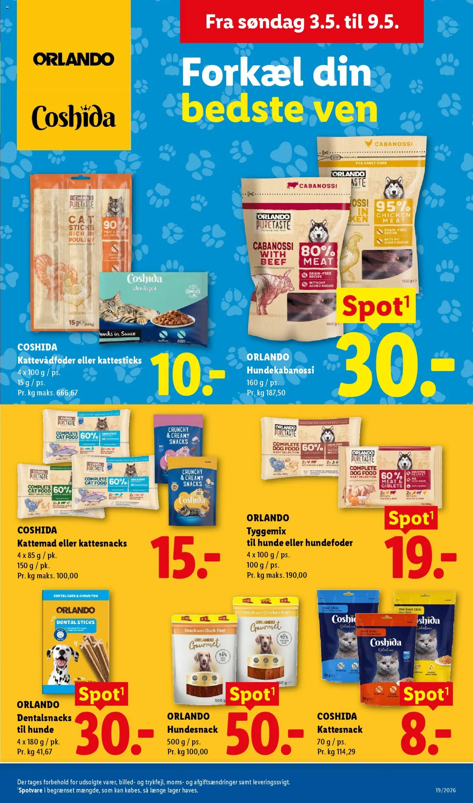 Lidl tilbudsavis – gyldig fra 03.05.2026 | Side: 15 | Produkter: Hundefoder, Søm