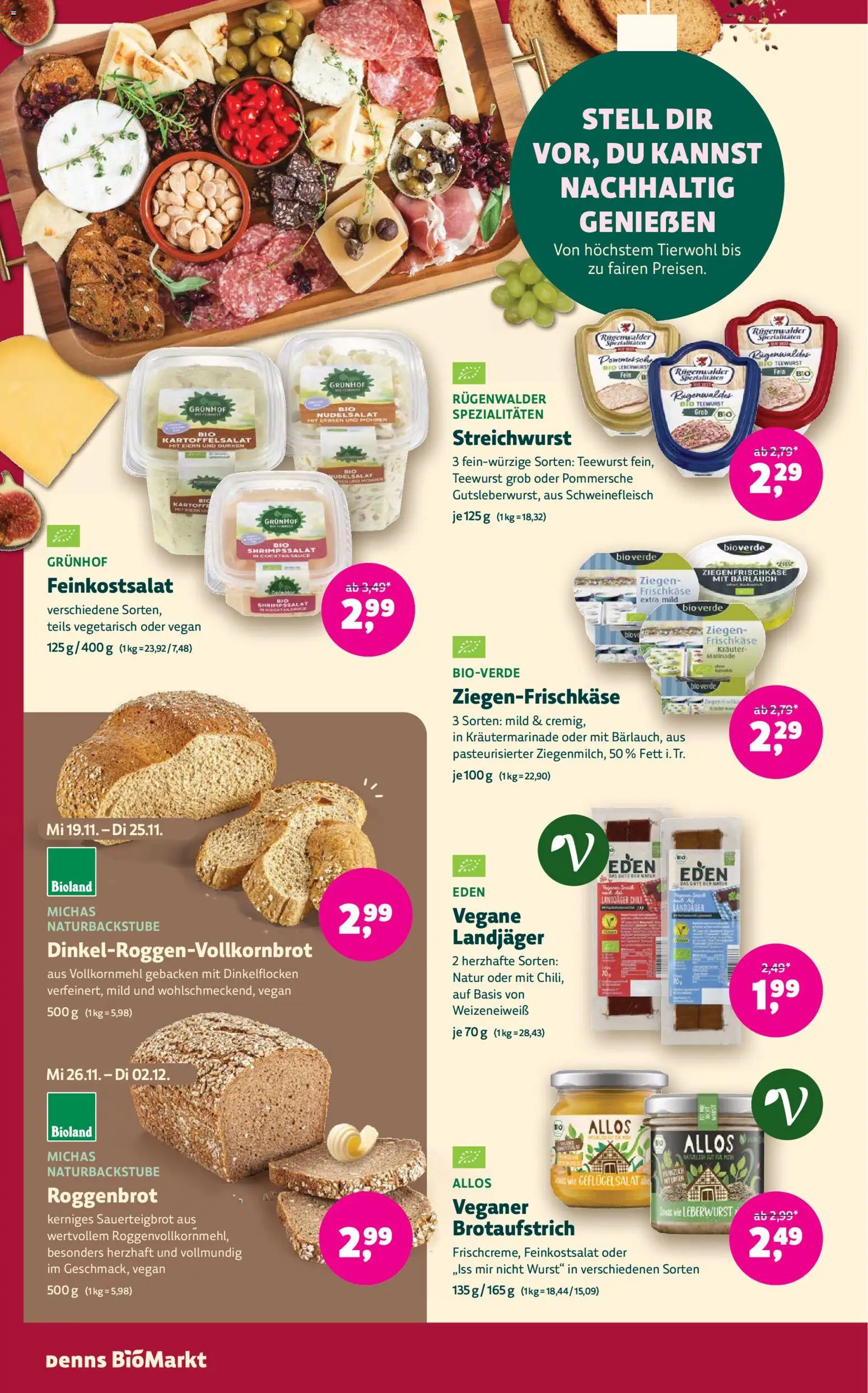 BioMarkt - Black Friday – gültig ab 19.11.2025 | Seite: 4 | Produkte: Mohren, Wurst, Schweinefleisch, Gurken