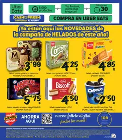 Vista previa Cash Fresh folleto válido desde el 20.03.2026 | Página: 16 | Productos: Helado bombón, Té, Helado