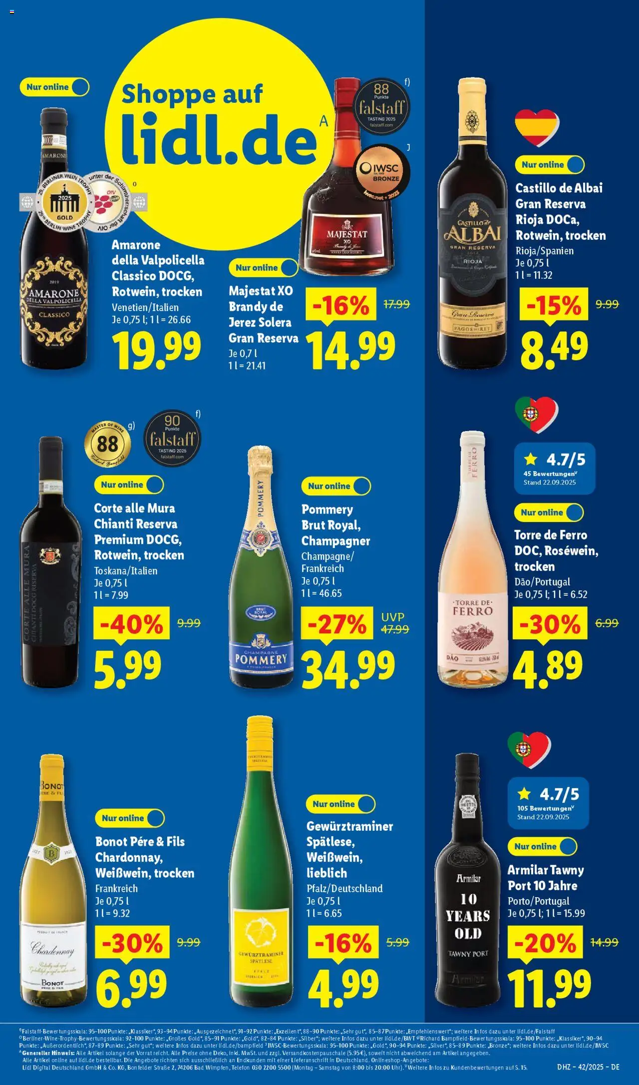 Lidl - Prospekt – gültig ab 13.10.2025 | Seite: 57 | Produkte: Bad, Wein, Telefon