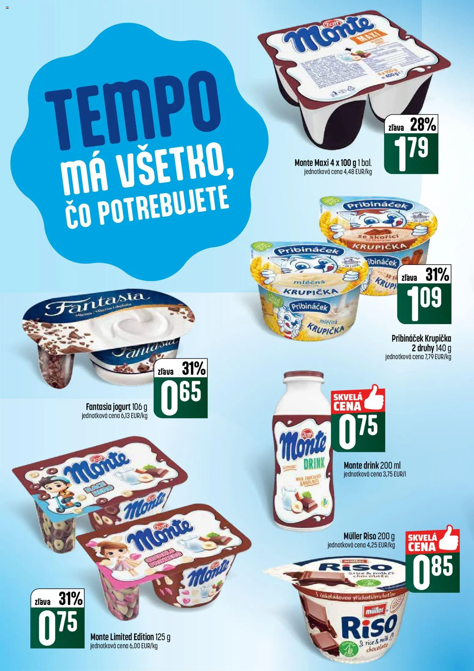 Nové COOP Jednota akcie – leták je platný od 05.03.2026 | Strana: 20 | Produkty: Jogurt