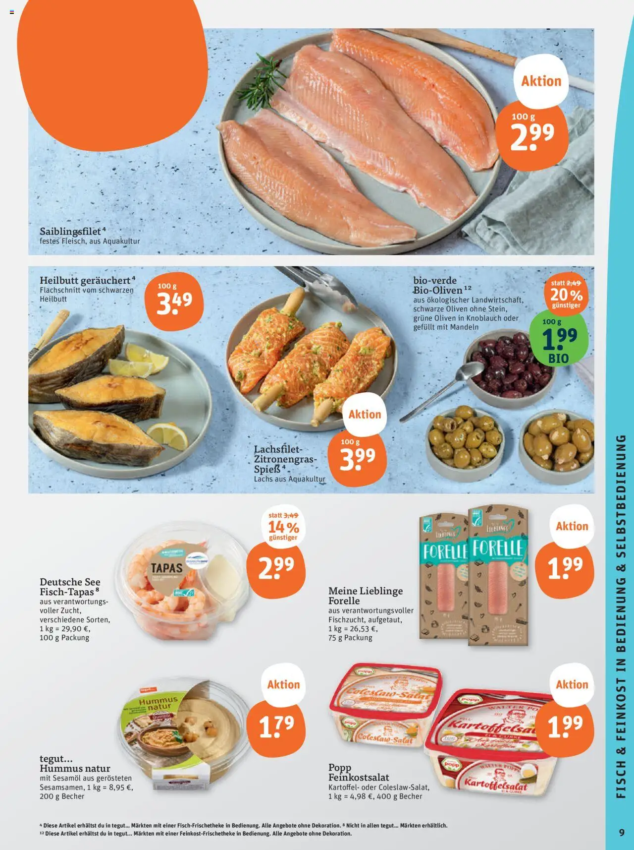 Tegut - Rheinland-Pfalz, Niedersachsen, Heidelberg - gültig ab dem 07.08.2025 | Seite: 11 | Produkte: Zitronengras, Mandeln, Fisch, Knoblauch