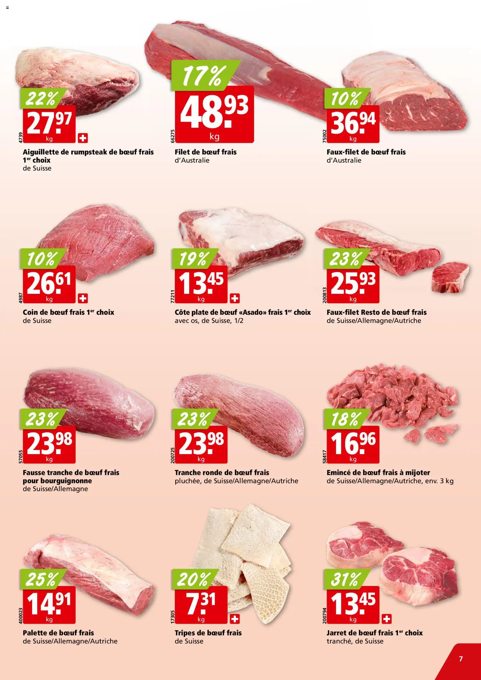 Aligro Aktionen Chavannes, Matran, Genève, Sion – gültig ab 05.01.2026 | Seite: 7