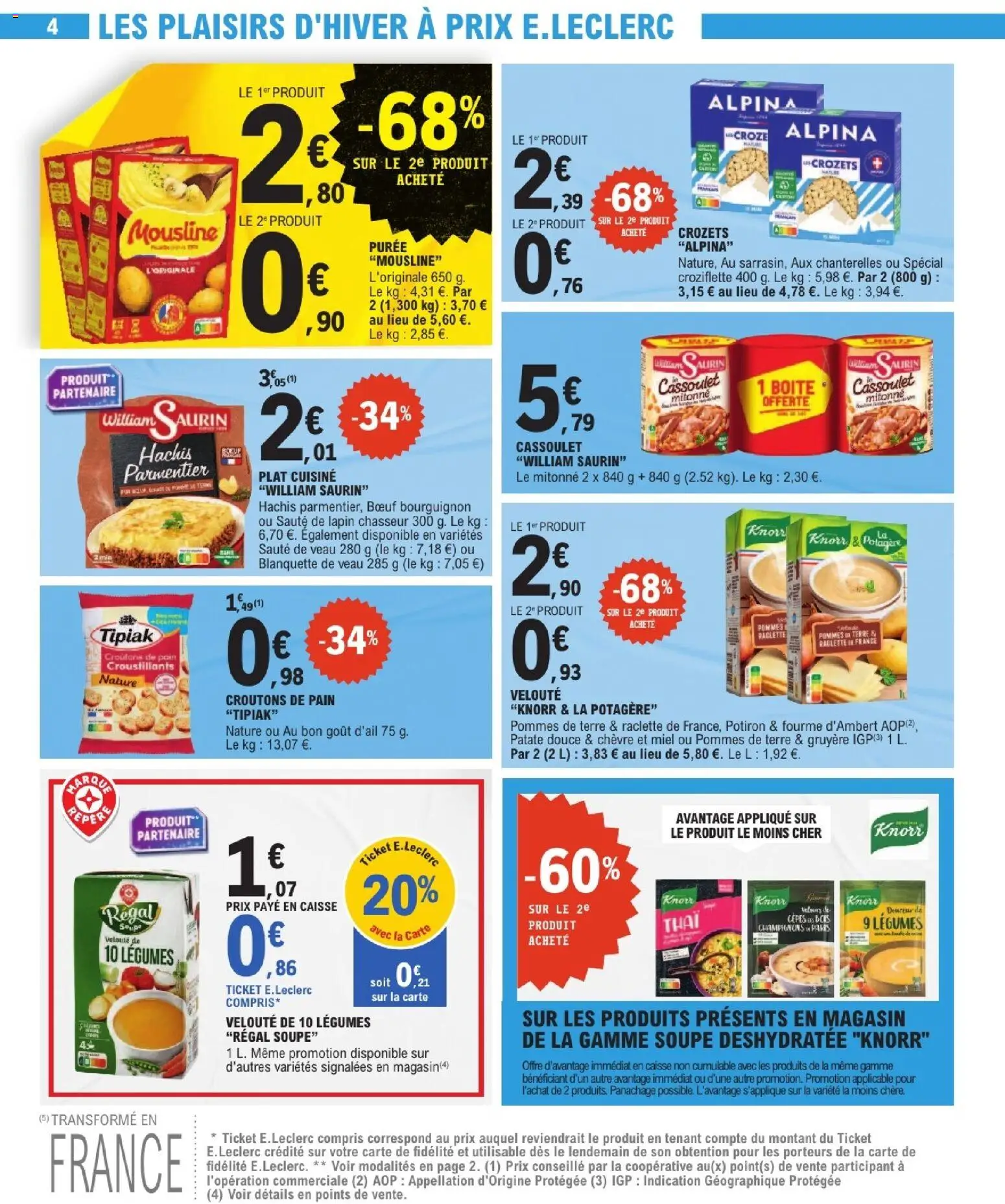 {H1} | Page: 4 | Produits: Soupe, Bœuf bourguignon, Patate douce, Miel