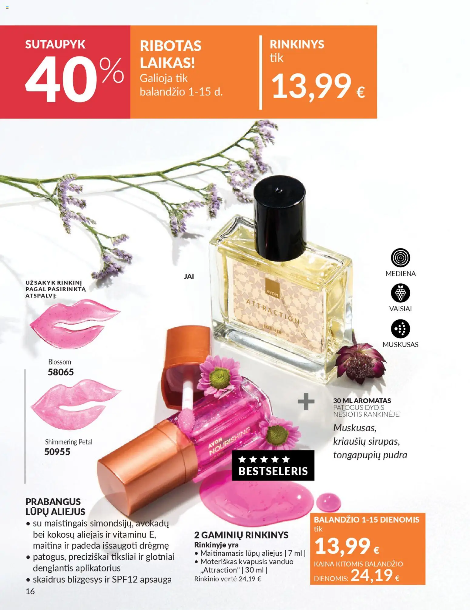 AVON akcijos nuo 01.04.2026 | Puslapis: 16