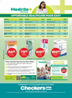 Checkers specials catalogue – valid from 23.03.2026 | Page: 4 | Products: Syrup, Nasal spray