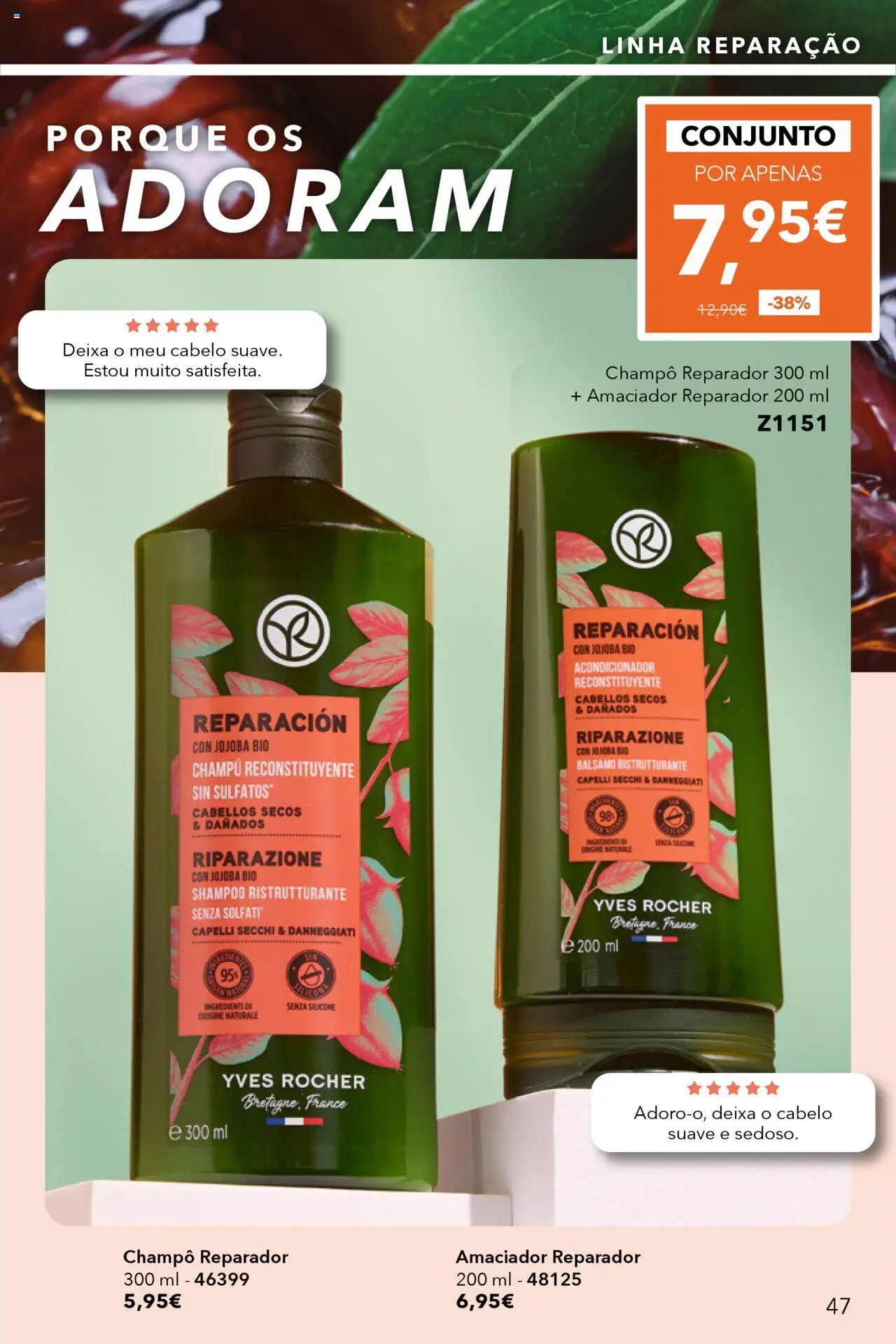 Yves Rocher catálogo 12 │ válido de 24.09.2025 | Página: 47 | Produtos: Shampoo