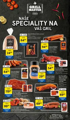 Tesco leták - Hypermarket od 09.07.2025 | Strana: 17 | Produkty: Chléb, Gril, Krkovice, Vepřová krkovice