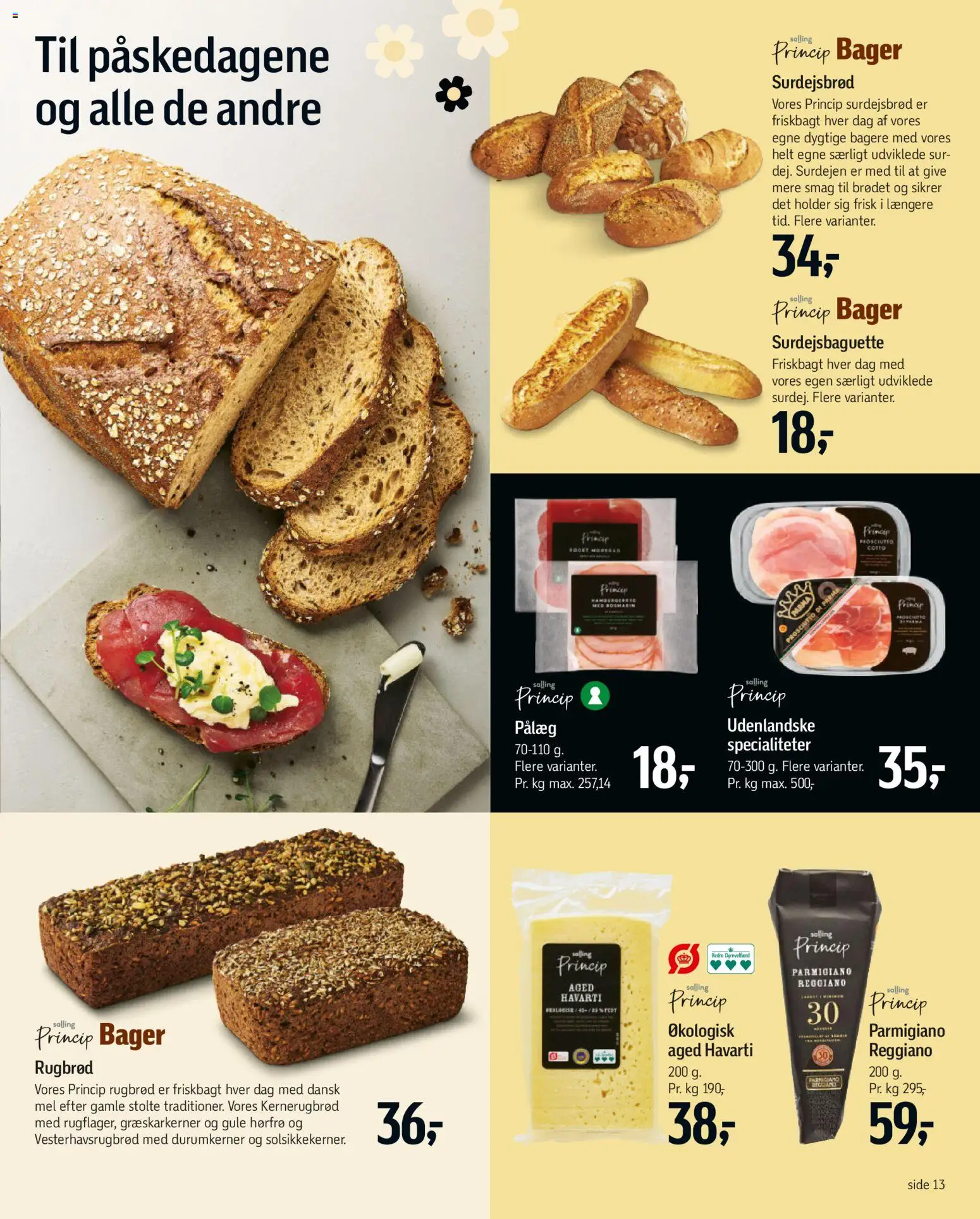 Føtex tilbudsavis – gyldig fra 20.03.2026 | Side: 21 | Produkter: Græskarkerner, Pålæg, Mel, Rugbrød