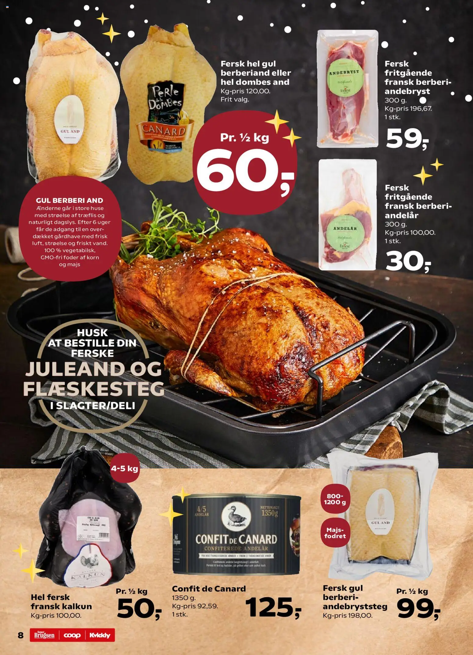 Super Brugsen tilbudsavis – gyldig fra 19.12.2025 | Side: 10 | Produkter: Korn, Kalkun, Majs, Flæskesteg