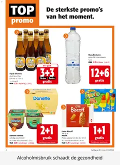 Colruyt folder / publicité - Voorbeeld van een folder van Colruyt, geldig van 08.04.2025 | Pagina: 4 | Producten: Bier, Box, Mineraalwater