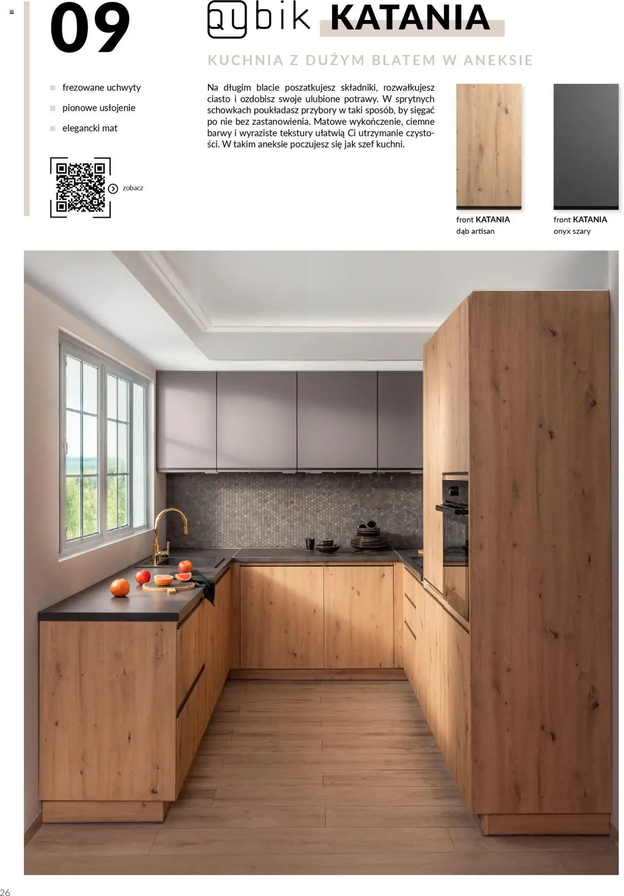 Salony Agata Gazetka - Kuchnie Qubik od 21.03.2025 | Strona: 26 | Produkty: Ciasto
