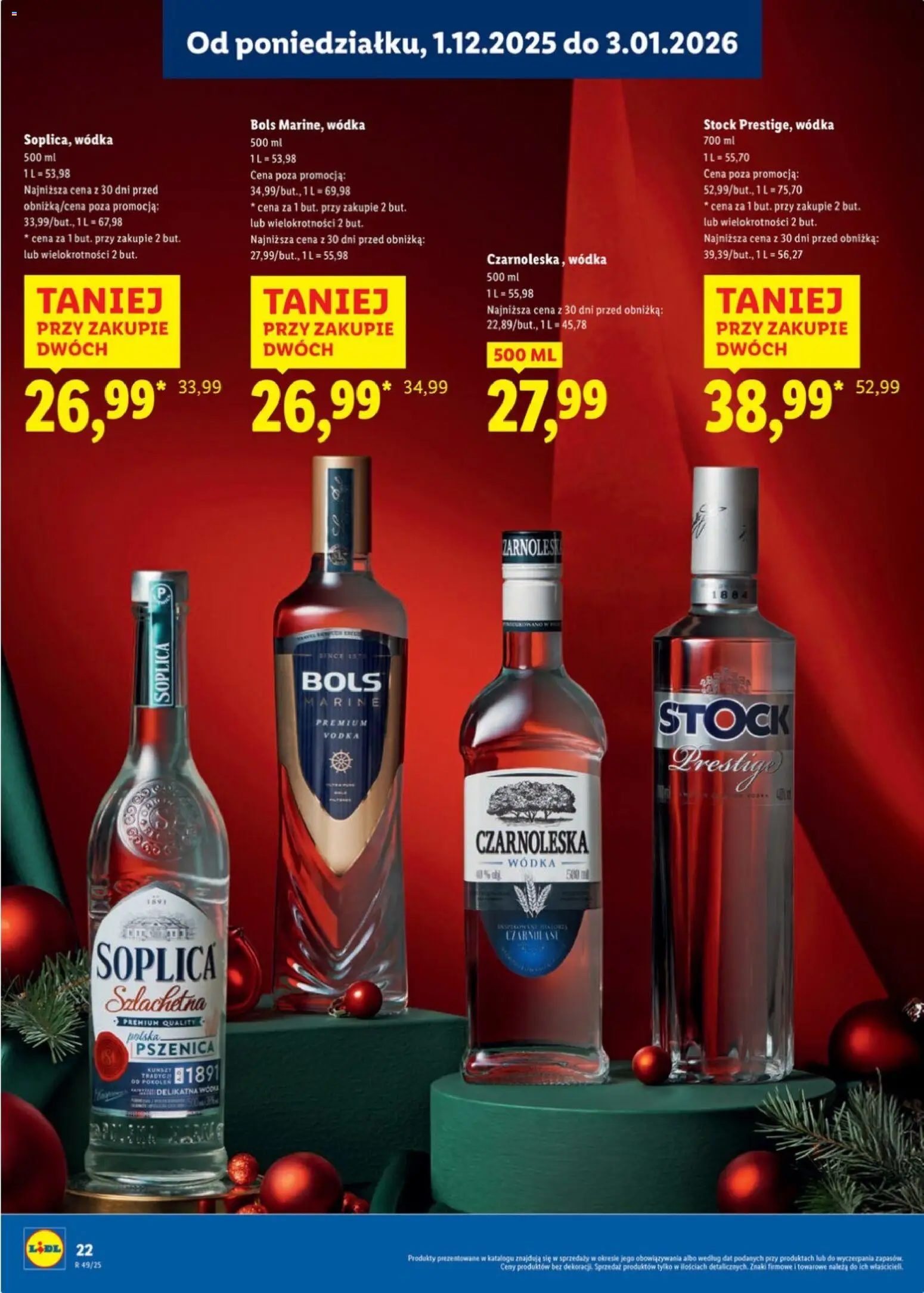Lidl Katalog alkoholi mocnych i win od 01.12.2025 | Strona: 22