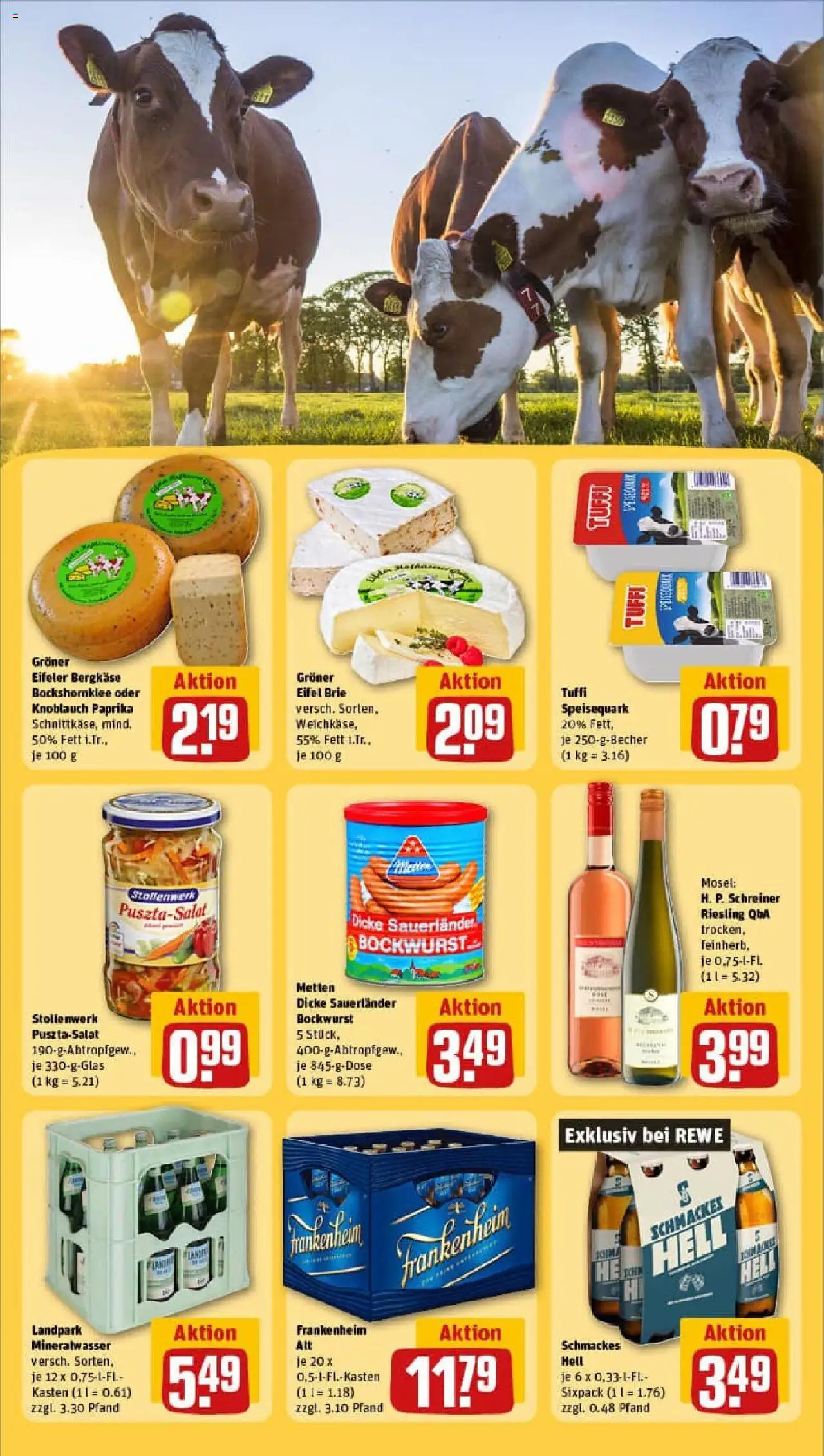 Rewe prospekt Mönchengladbach / Odenkirchen	 - gültig ab dem 29.06.2025 | Seite: 25 | Produkte: Bockwurst, Quark, Knoblauch, Speisequark