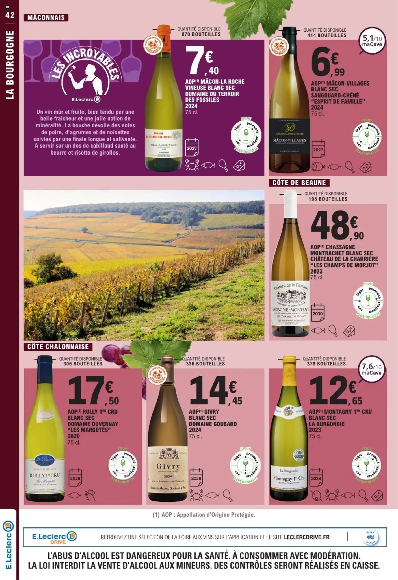  | Page: 42 | Produits: Noisettes, Beurre, Vin, Dos de cabillaud