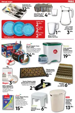 Vista previa Froiz - Folleto Hiper válido desde el 25.02.2026 | Página: 9 | Productos: Taburete, Funda, Bolsa, Alfombra