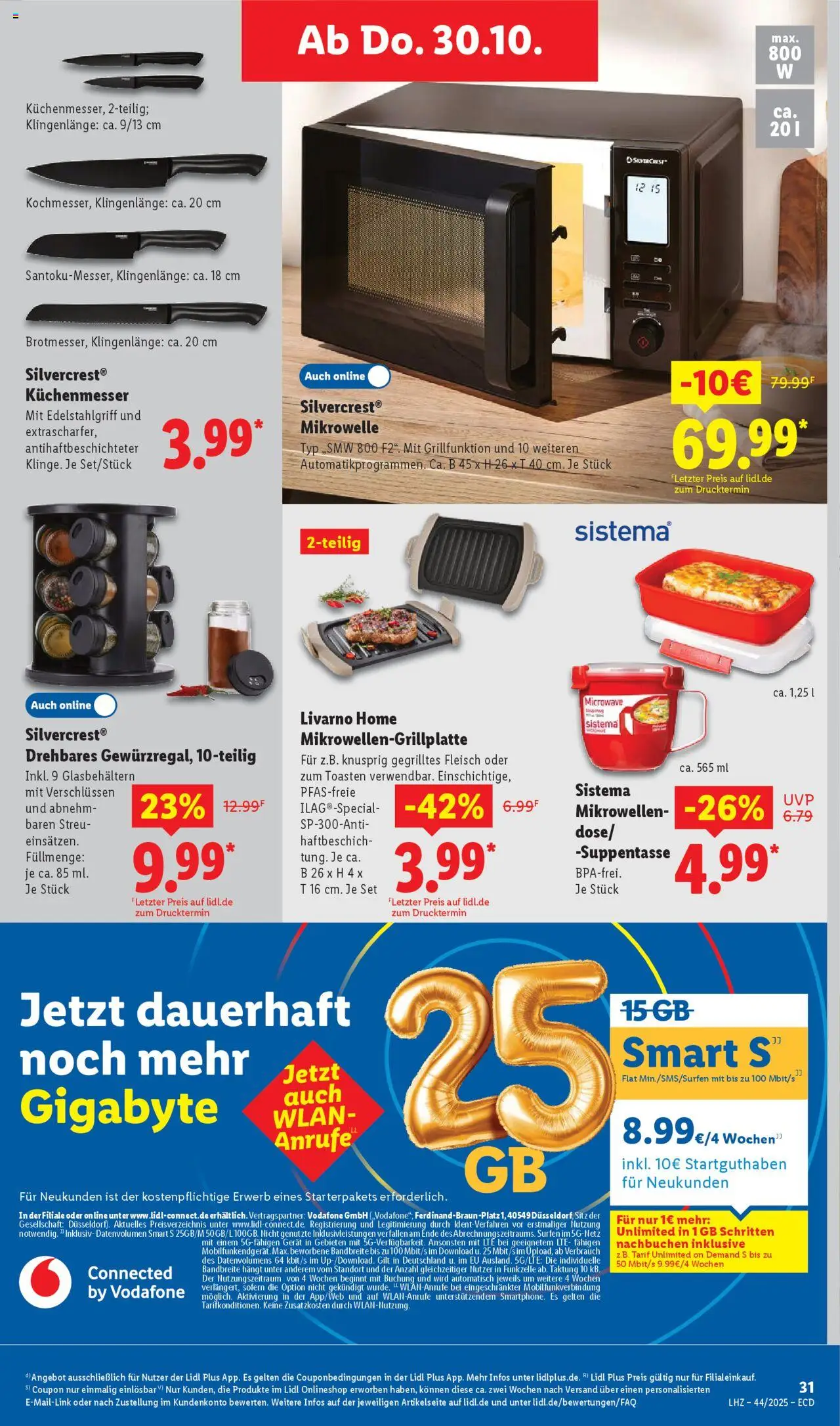 Lidl - Prospekt – gültig ab 27.10.2025 | Seite: 51 | Produkte: Mikrowelle, Fleisch