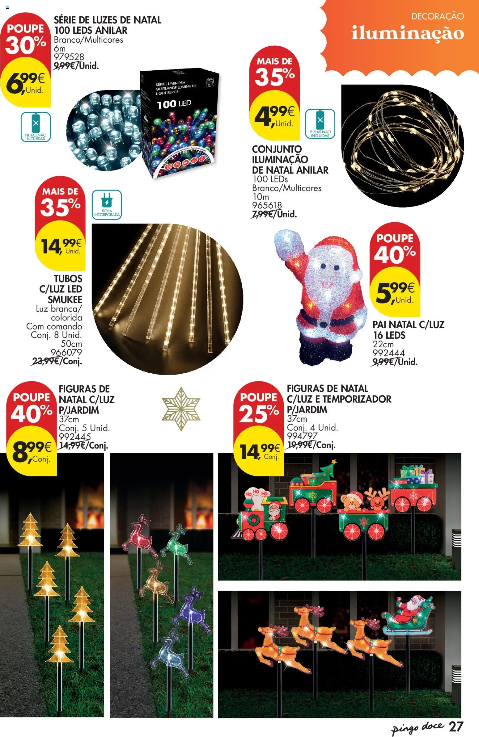 Pingo Doce - Natal │ válido de 11.11.2025 | Página: 27 | Produtos: Pilhas