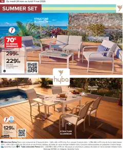 Carrefour - Prévisualisation de Carrefour Jardin là où la vie se cultive valide à partir de 24.03.2026 | Page: 10 | Produits: Plateau, Table extensible, Canapé, Table