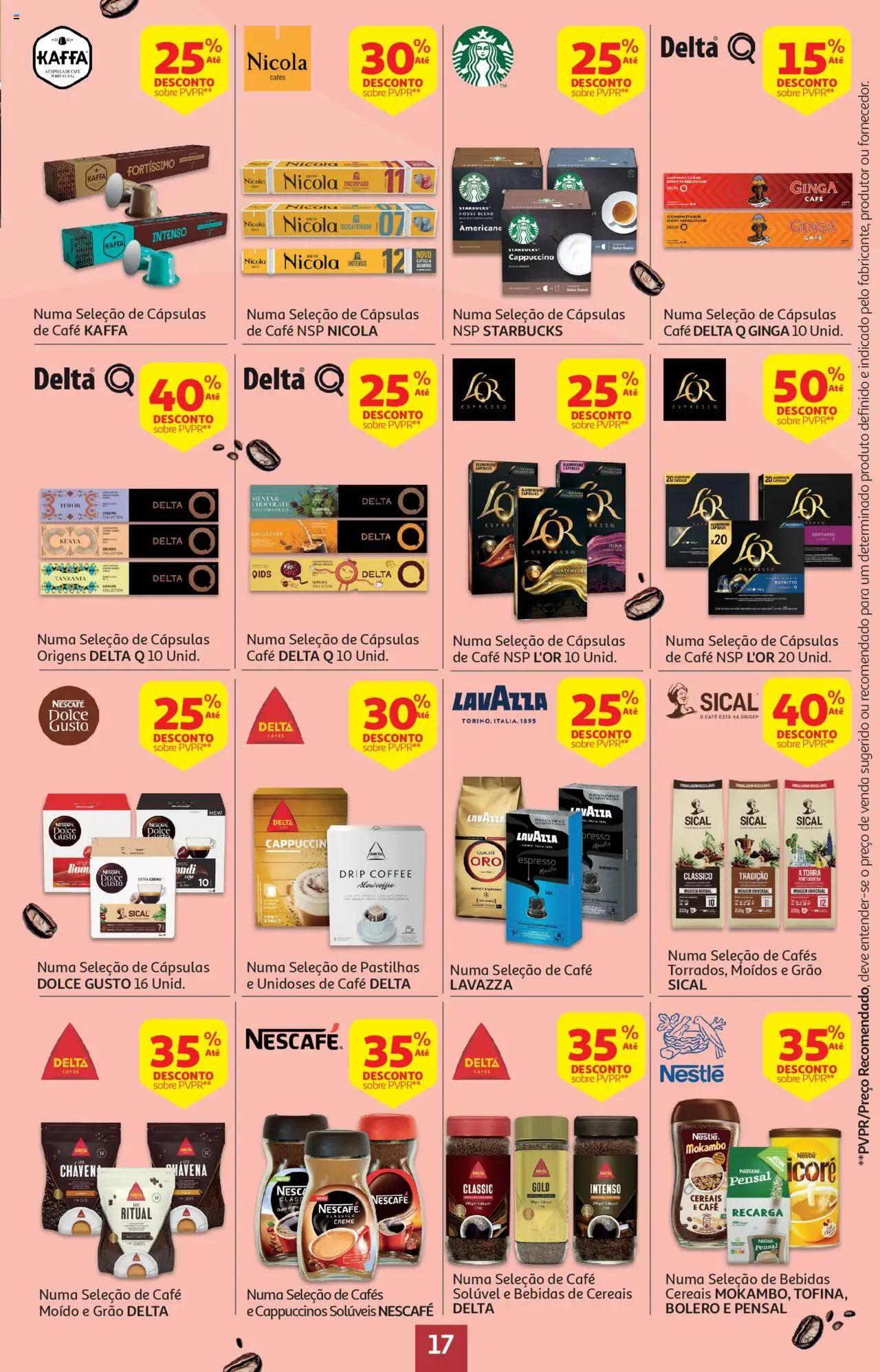 Auchan - Brinquedos de Verão │ válido de 18.06.2025 | Página: 17 | Produtos: Capsulas dolce gusto, Cápsulas café, Nestlé, Cereais