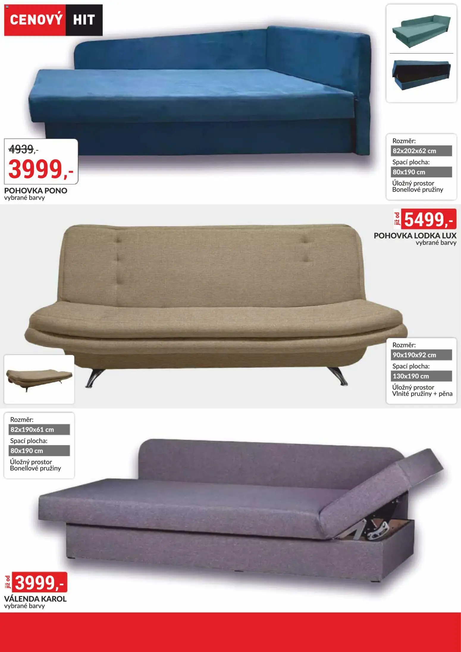 BAUMAX leták - Zařiďte si bydlení od 01.01.2026 | Strana: 45 | Produkty: Válenda, Pohovka, Barvy