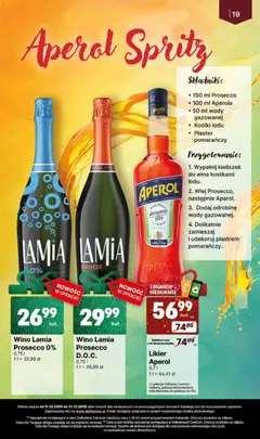 Pogląd oferty "Delikatesy Centrum Gazetka alkoholowa" - ważna od 11.12.2025 | Strona: 19 | Produkty: Delikatesy, Wino, Aperol, Prosecco