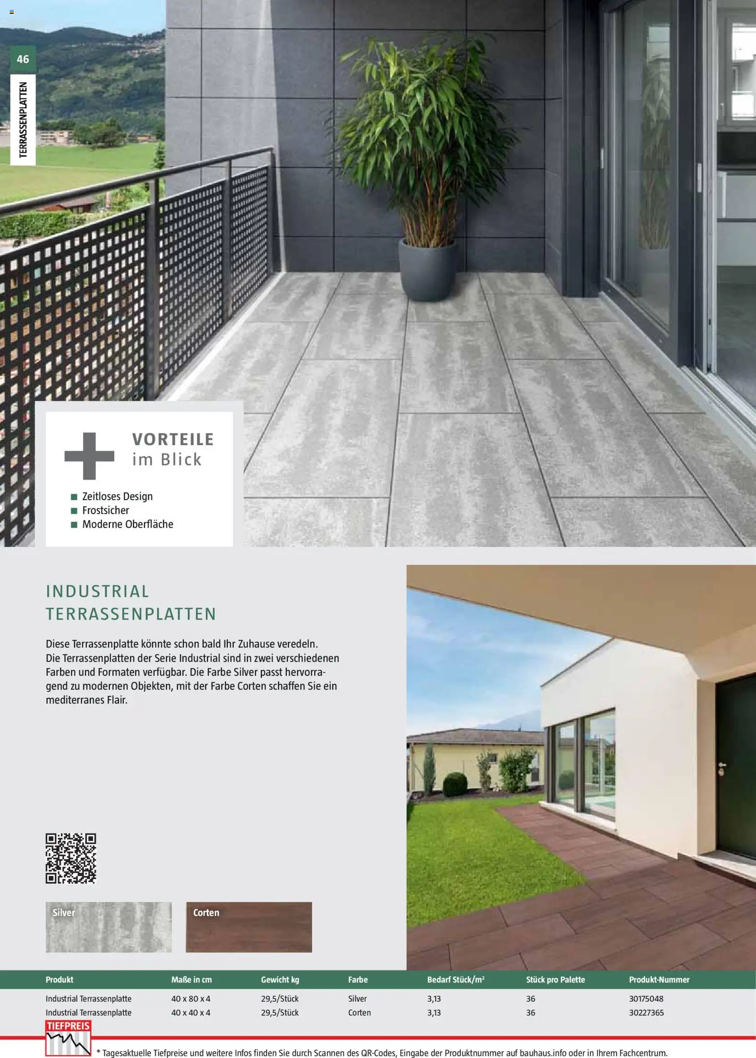 Bauhaus Gartenbaumaterialien gültig ab 01.04.2026 | Seite: 46 | Produkte: Gewicht