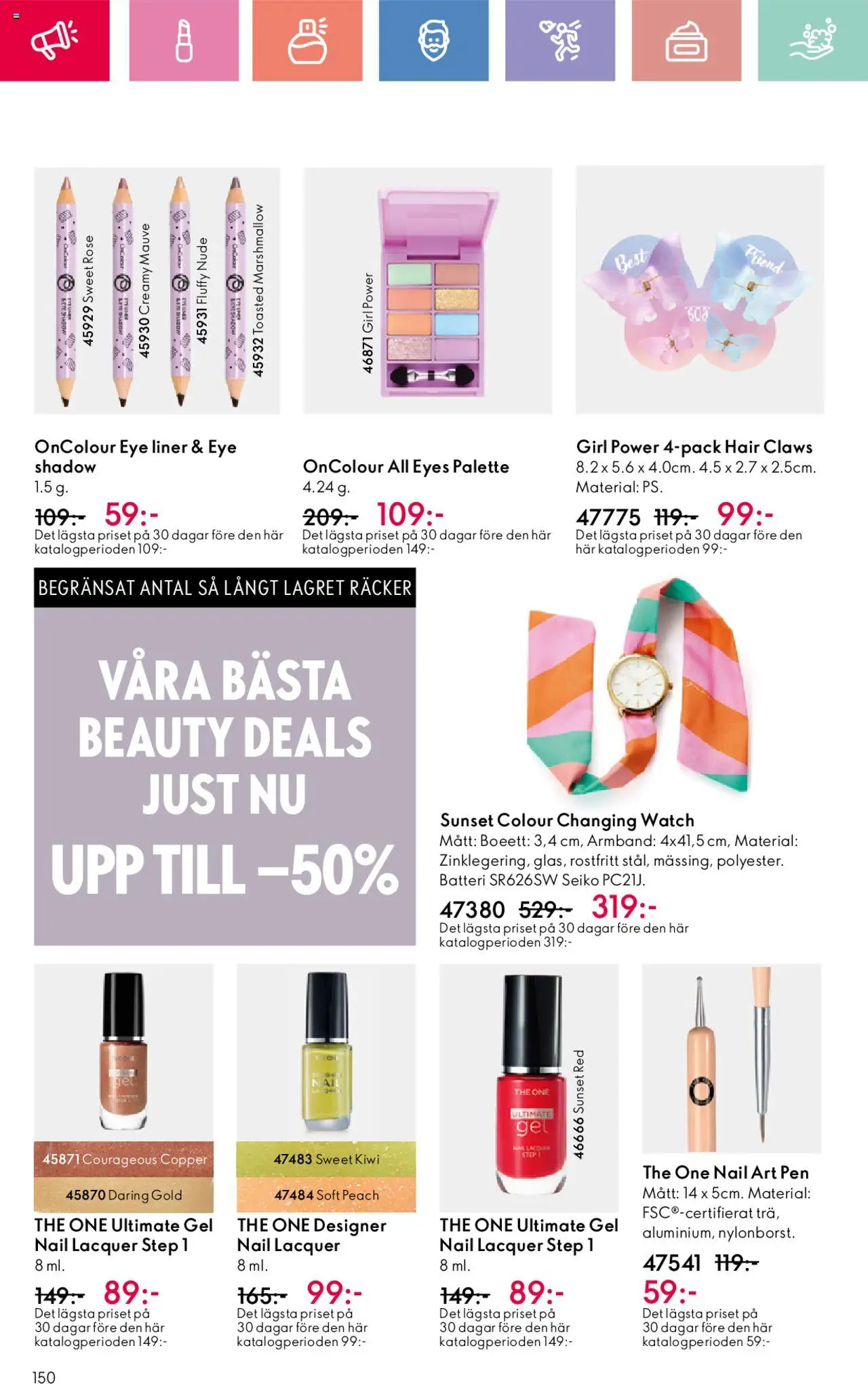 Oriflame reklamblad aktuell från 01.06.2025 | Sida: 150 | Produkter: Batteri, Armband, Kiwi