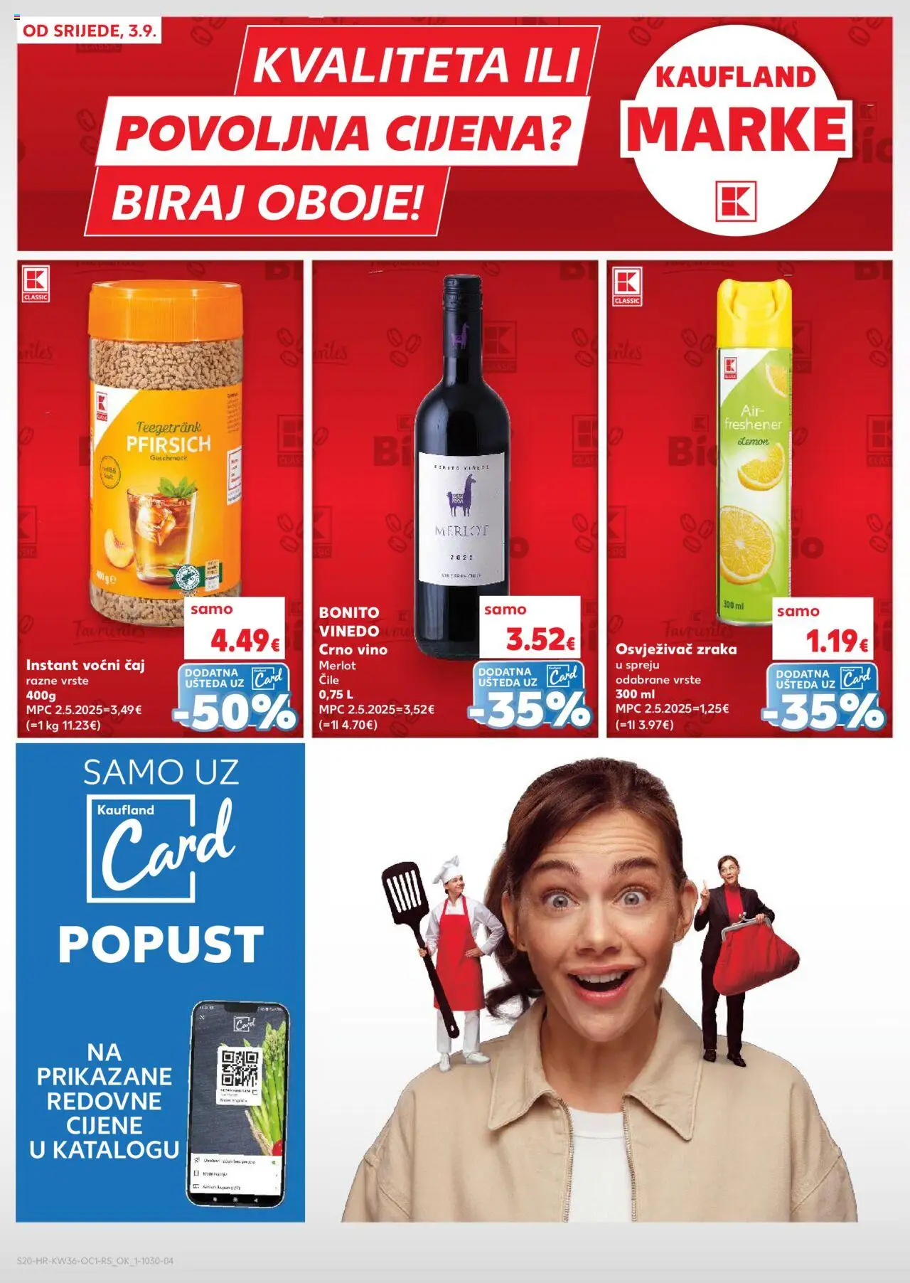 Kaufland katalog | vrijedi od 03.09.2025 | Stranica: 20 | Proizvodi: Vino, Čaj, Crno vino