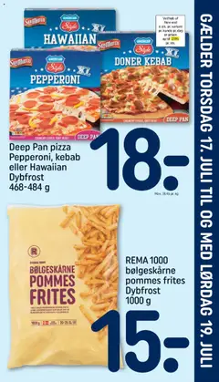 Eksempel på tilbudsavis Rema 1000 - Indstik fra butik Rema 1000 gyldig fra 17.07.2025