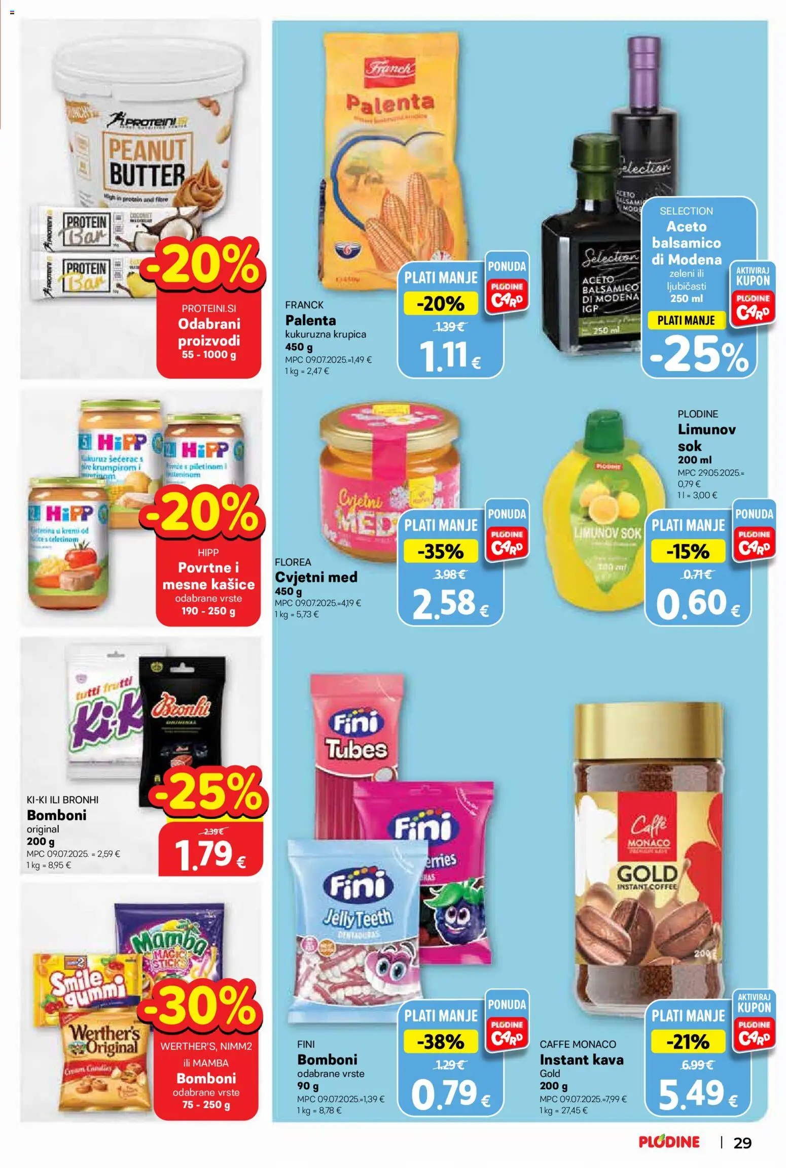 Plodine katalog | vrijedi od 15.04.2026 | Stranica: 29 | Proizvodi: Kava, Krupica, Palenta, Kašice