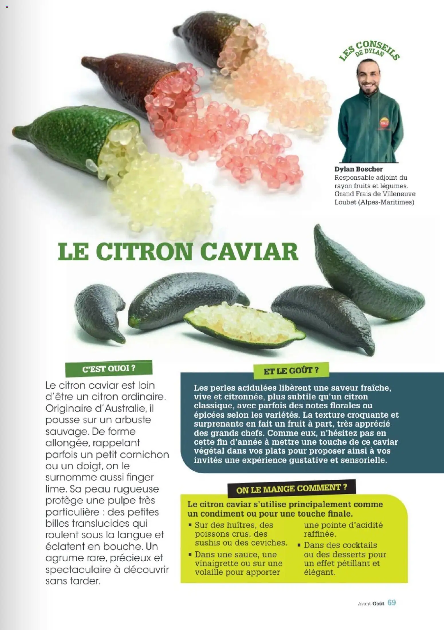 {H1} | Page: 69 | Produits: Citron, Volaille, Caviar
