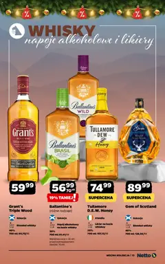 Pogląd oferty "Netto gazetka - Mocna Kolekcja" - ważna od 08.12.2025 | Strona: 13 | Produkty: Grant's, Napoje, Whisky