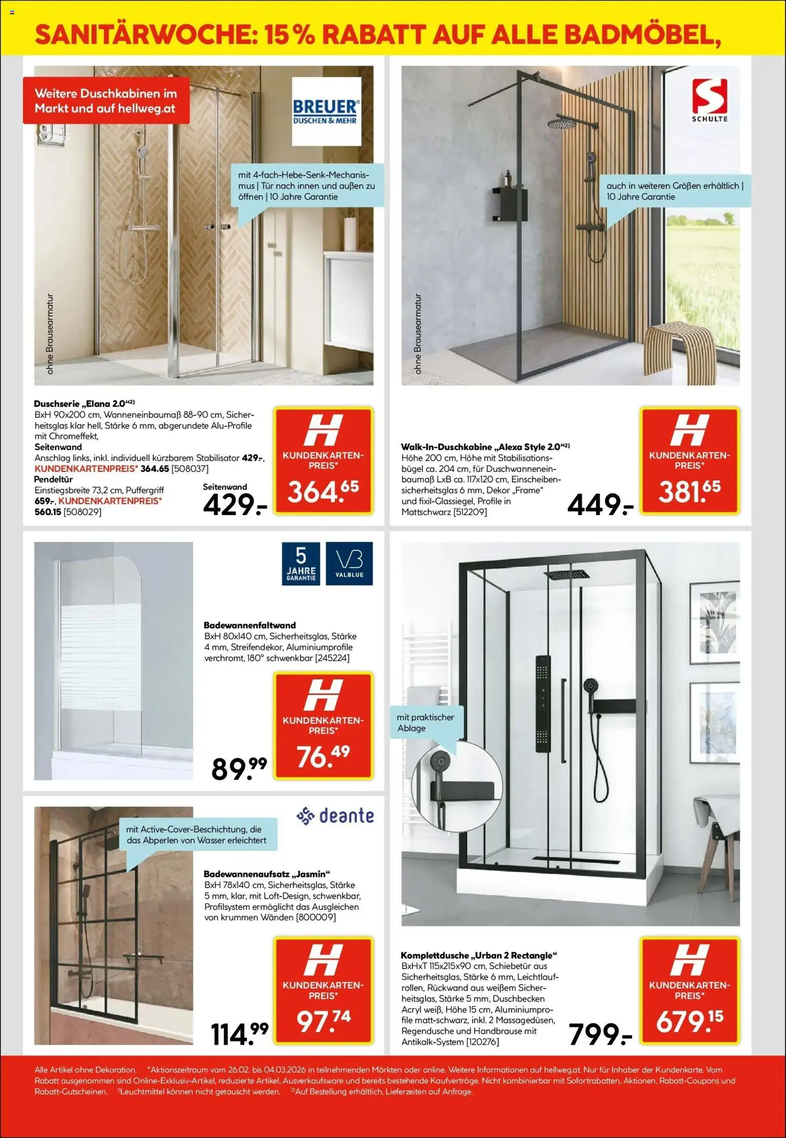 HELLWEG Kirchdorf An Der Krems gültig ab 26.02.2026 | Seite: 8 | Produkte: Wasser