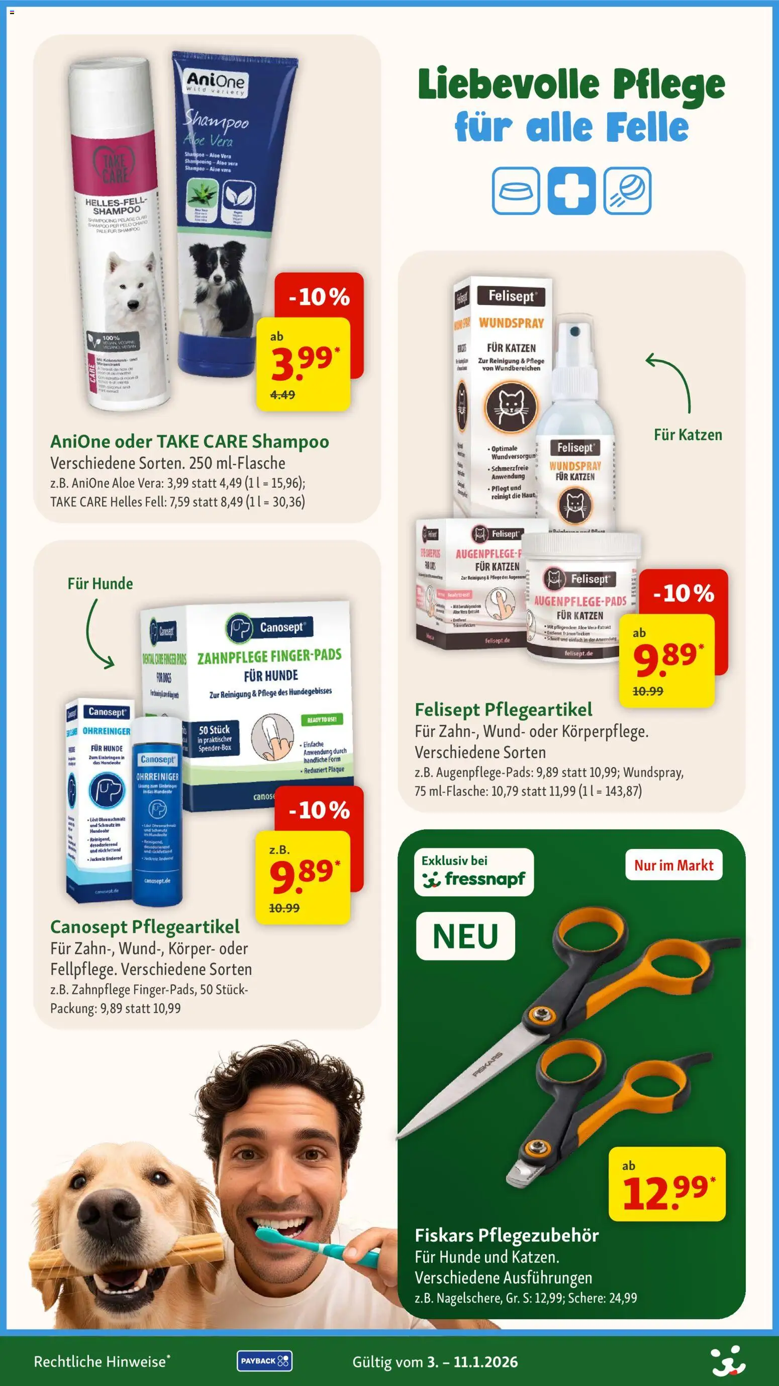 Fressnapf Aktionen – gültig ab 03.01.2026 | Seite: 20 | Produkte: Shampoo