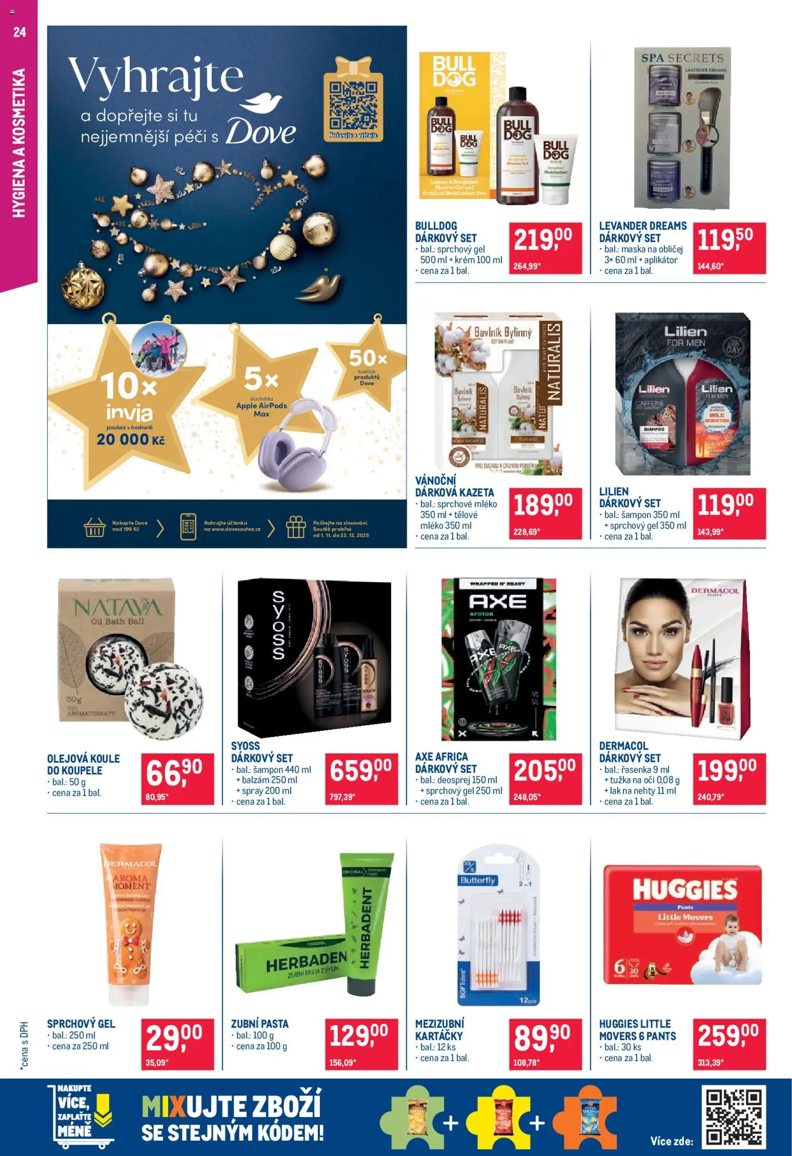 Makro leták - Pro milovníky jídla od 05.11.2025 | Strana: 24 | Produkty: Krém, Airpods, Nehty, Lak na nehty