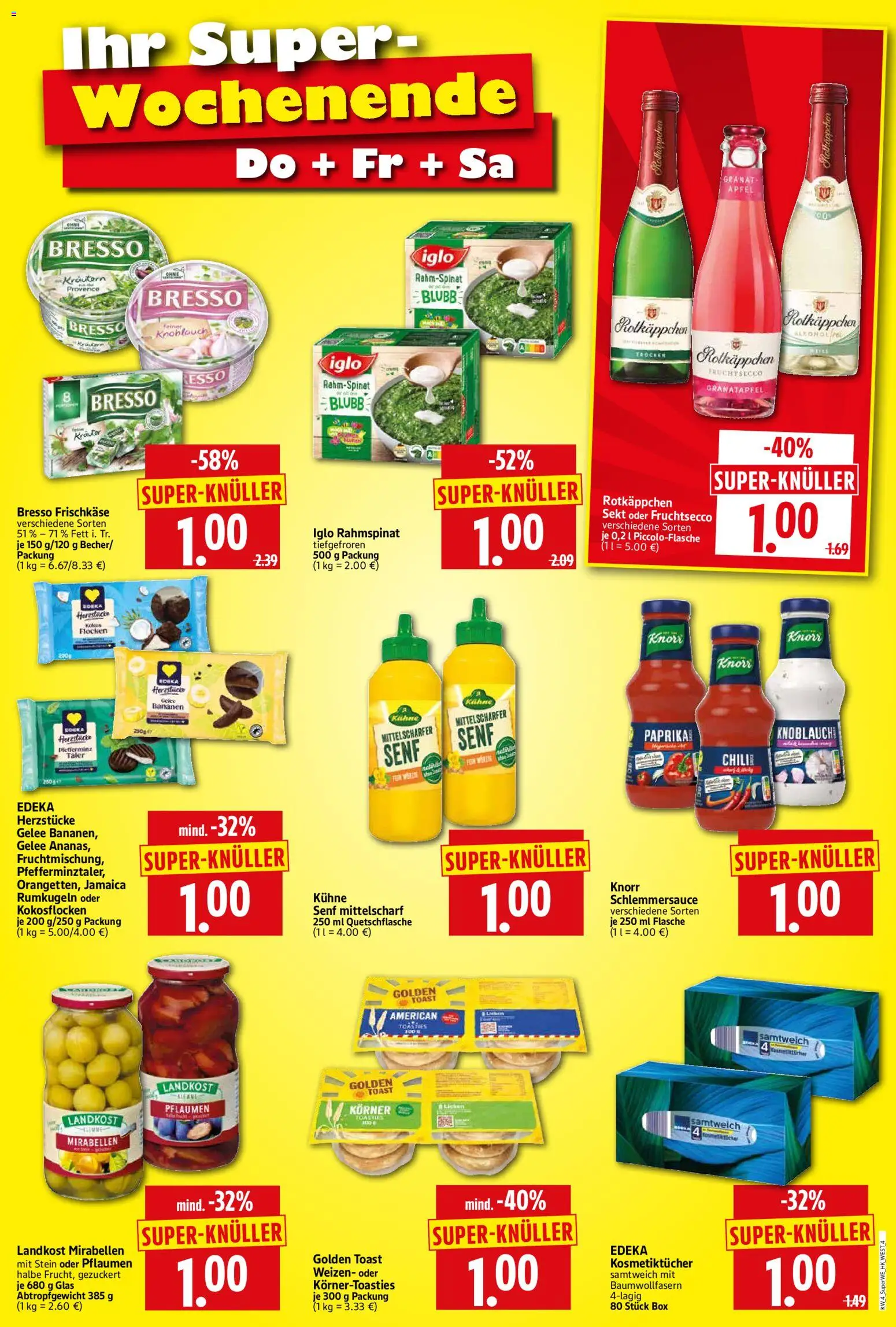 HERKULES Sonderbeilage – gültig ab 22.01.2026 | Seite: 4 | Produkte: Box, Iglo, Bananen, Paprika