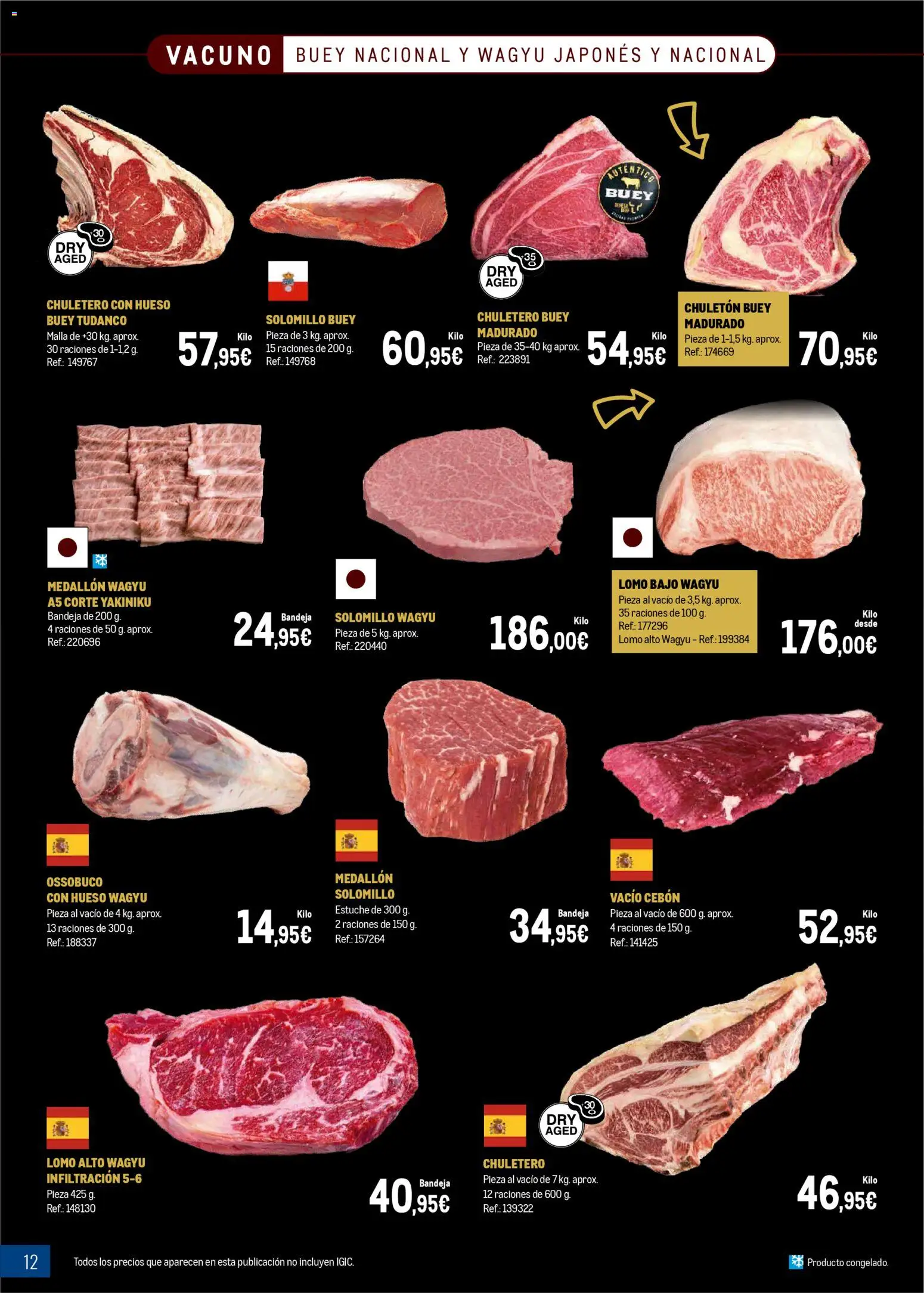 Makro - Expertos en carnes Canarias │ válido desde el 09.03.2026 | Página: 12 | Productos: Bandeja