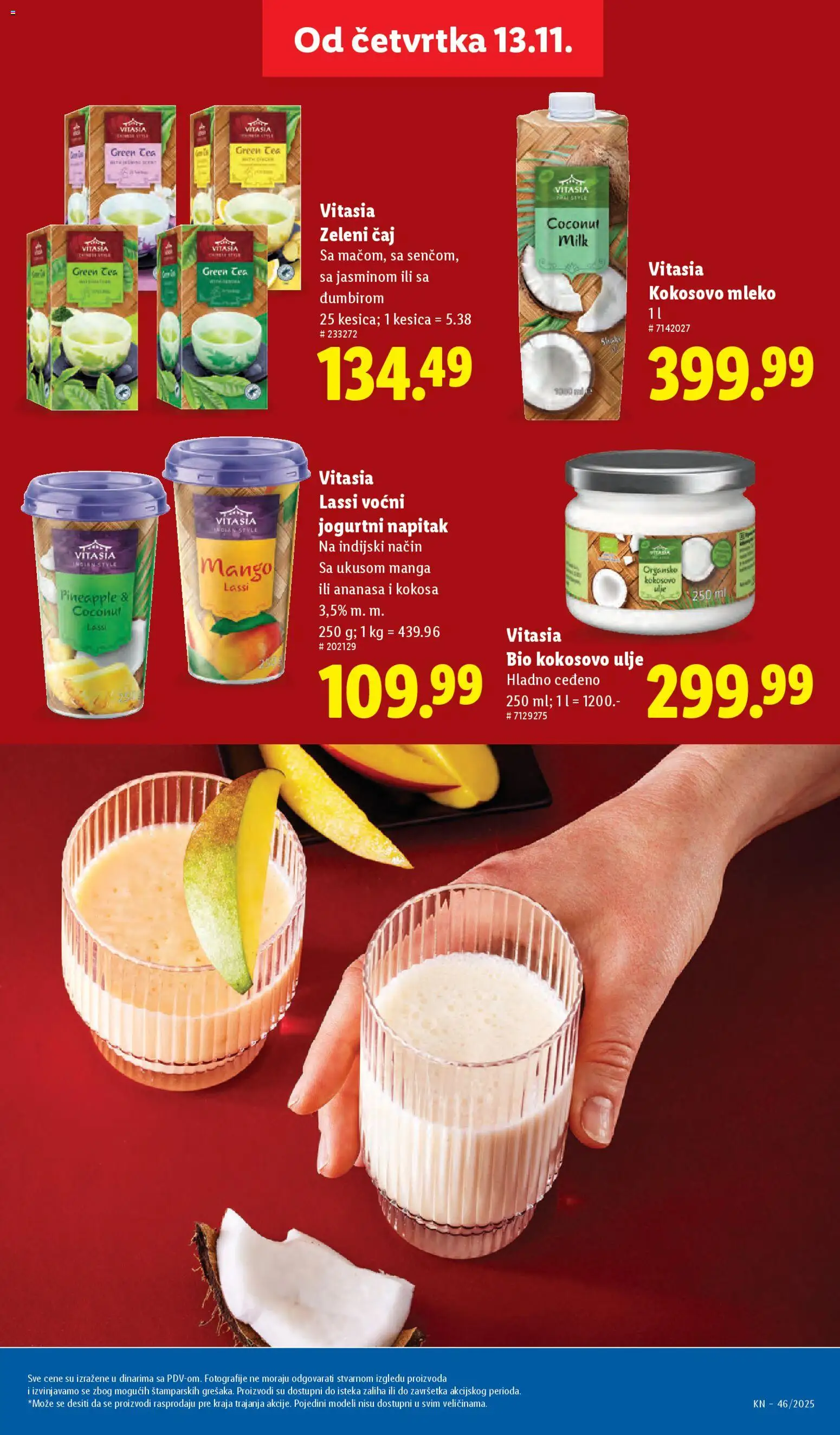 Lidl katalog - važi od 13.11.2025 | Strana: 39 | Proizvode: Kokosovo mleko, Kokosovo ulje, Mleko, Ulje