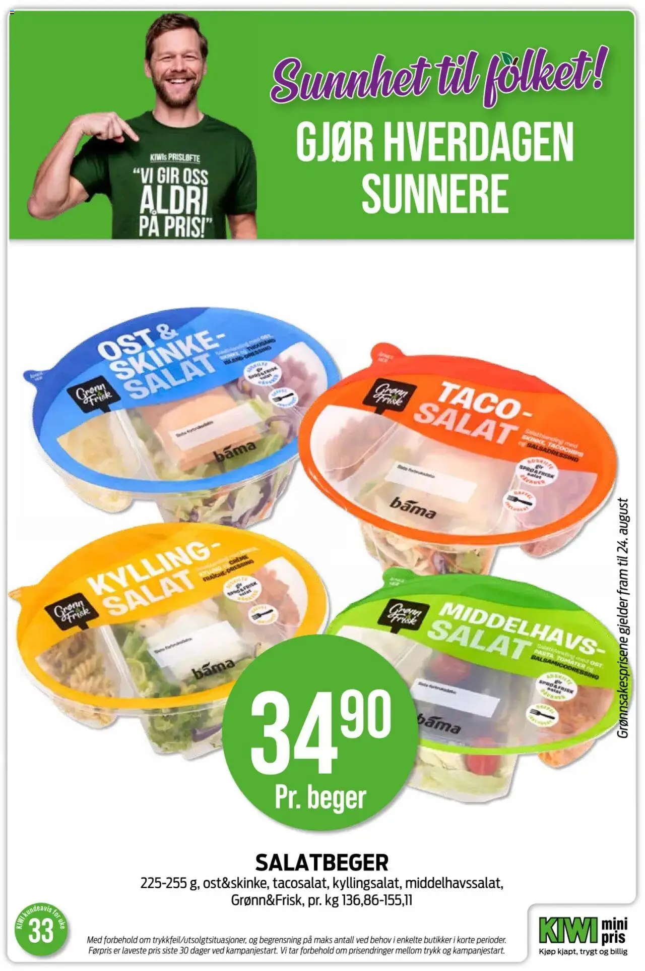  | Side: 22 | Produkter: Ost, Kylling, Pasta, Taco